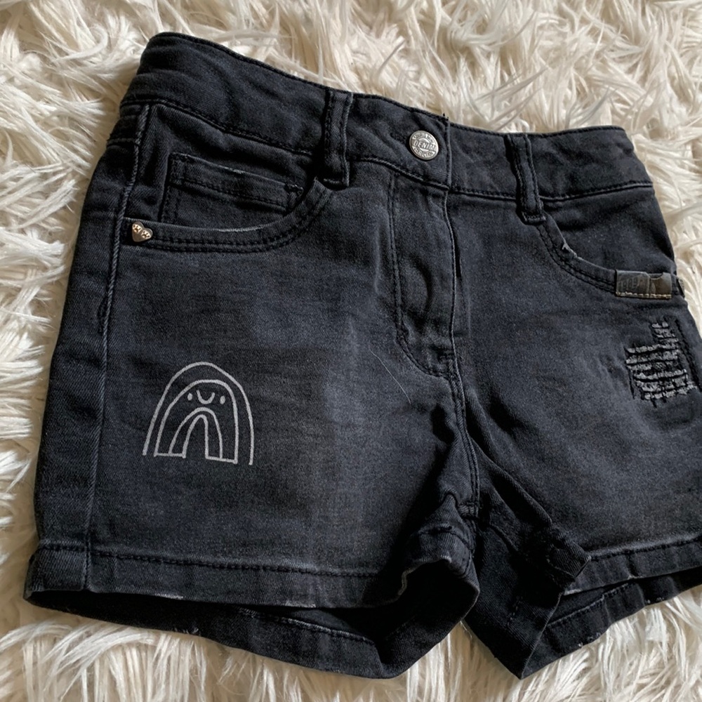 *CANADIAN* Souris Mini black jean shorts